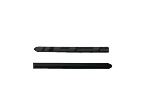 BMW E30 Coupe Late Lower Moulding Set – All Black (Profile B)
