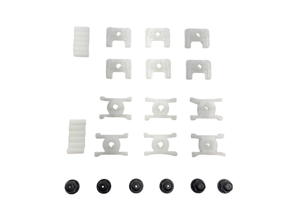 BMW E30 Coupe Lower Moulding Set – Chrome Insert - 51131876130 / 51131876129 / 51131876132 / 51131876131 / 51131876134 / 51131876133