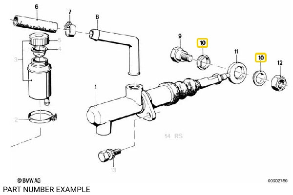 Genuine BMW Clutch Piston Bearing Bushing - 35314640116