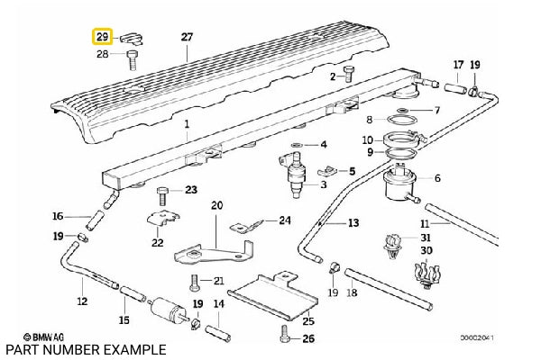 Cap for Cylinder Head – 11121726089 - M50 M52 M54