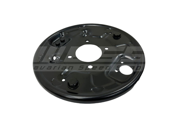 BMW 2002 Turbo / E21 Rear Brake Shoe Backing Plate – LH (250mm) - 34211117059