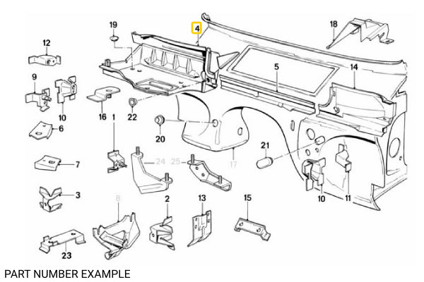 E30 Front Battery Tray - 41111929429