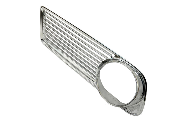 BMW 1600–2002tii Early Aluminium All-Silver Side Grille Set (Up to 1973) - 51131808473 / 51131808474