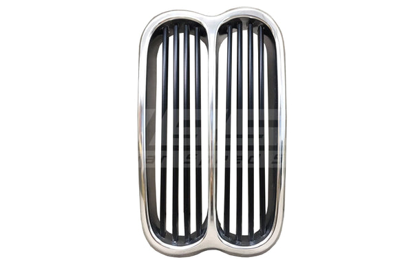 BMW 1602–2002 Early Black & Silver Aluminium Grille Set (Up to 1973) -  51131801577 / 51131808473 / 51131808474