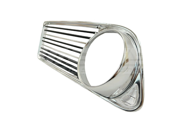 BMW 1602–2002 Early Black & Silver Aluminium Grille Set (Up to 1973) -  51131801577 / 51131808473 / 51131808474