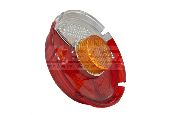 BMW 1502–2002 Euro-Spec Early Round Tail Lamp LH with Chrome Insert - 63211351665