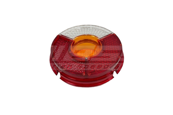 BMW 1502–2002 Euro-Spec Early Round Tail Lamp LH with Chrome Insert - 63211351665