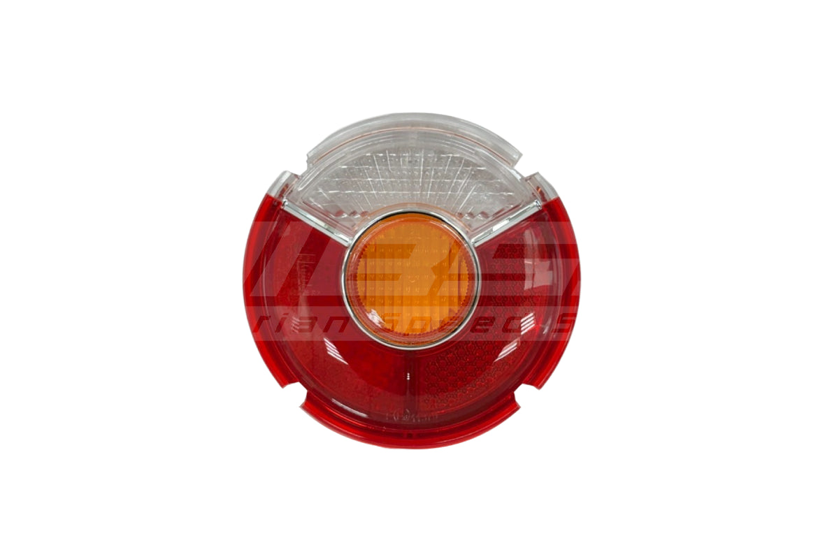 BMW 1502–2002 Euro-Spec Early Round Tail Lamp RH with Chrome Insert - 63211351666