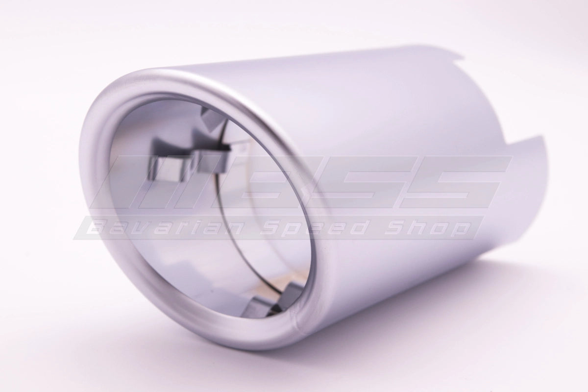 Genuine BMW Flat Chrome Exhaust Tip - 18307577998
