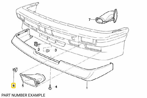 Genuine BMW Fixing Clamp – 51711910956