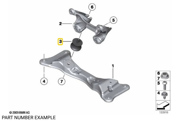 BMW Gearbox Mounts - 22316799330