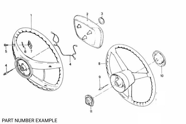 BMW 1502–2002 Horn Slip Ring - 32331112222