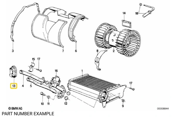 Heater Core Firewall Rubber Grommet – 64111370809