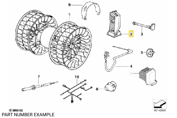Blower Motor Resistor Unit – 64118391749