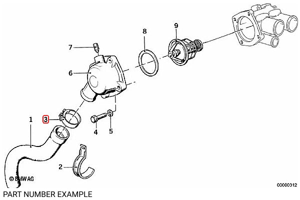 Genuine BMW Hose Clamp D=47-54mm – 07129952121