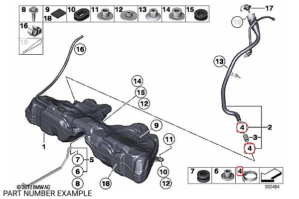 Genuine BMW Hose Clamp D=37-43mm – 07129952117