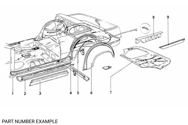 BMW 1502–2002 Left Inner Sill Panel - 41111829983