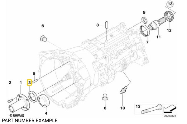 Gearbox Input Shaft Seal – 23117531353