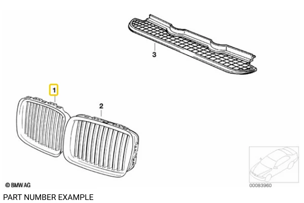 Kidney Grille Right – 51138195152