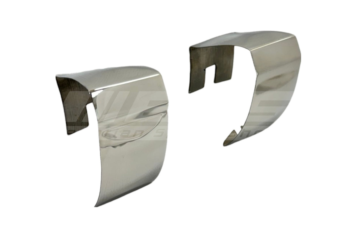 BMW 1502–2002 Late Rear Bumper Seam Cover Set - 51121815482 / 51121815481