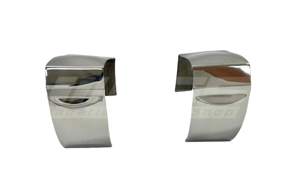 BMW 1502–2002 Late Rear Bumper Seam Cover Set - 51121815482 / 51121815481