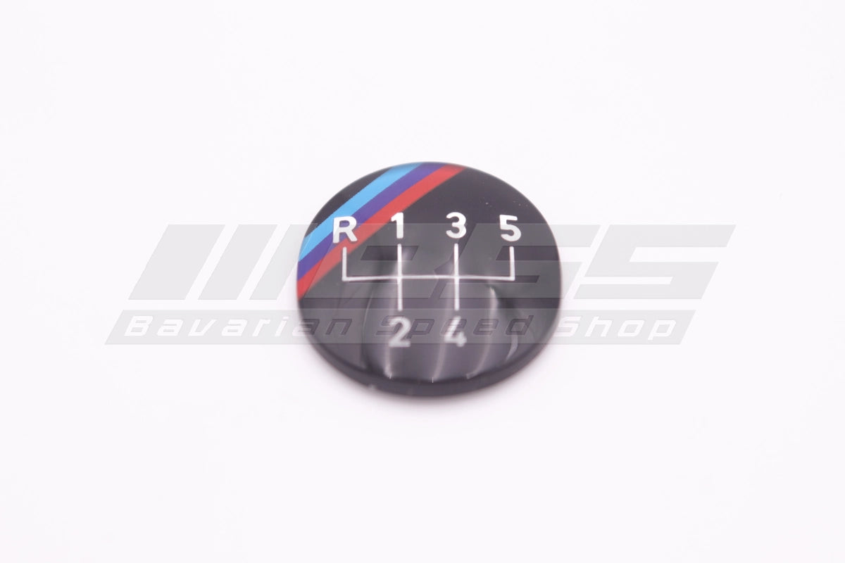 Shift Knob Emblem / 5-Speed with Mtech Stripes - 25111221612