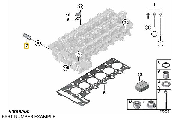 Genuine BMW Non-Return Valve for N52 N54 – 11367541692