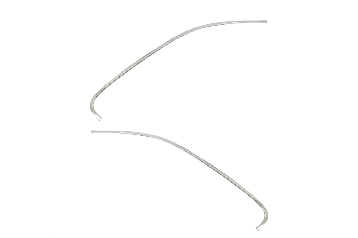 BMW E24 Rear Window Chrome Trim Set - 51131839948 / 51131839947