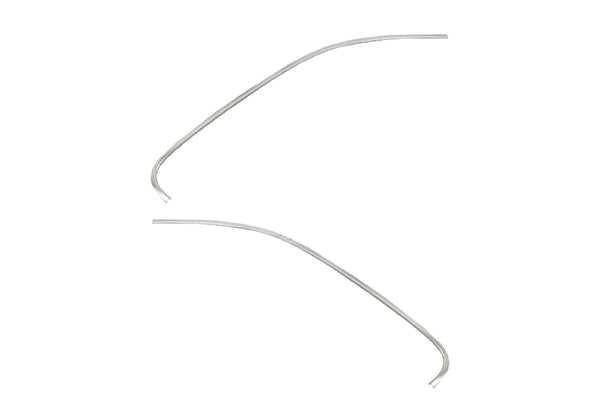 BMW E24 Rear Window Chrome Trim Set - 51131839948 / 51131839947