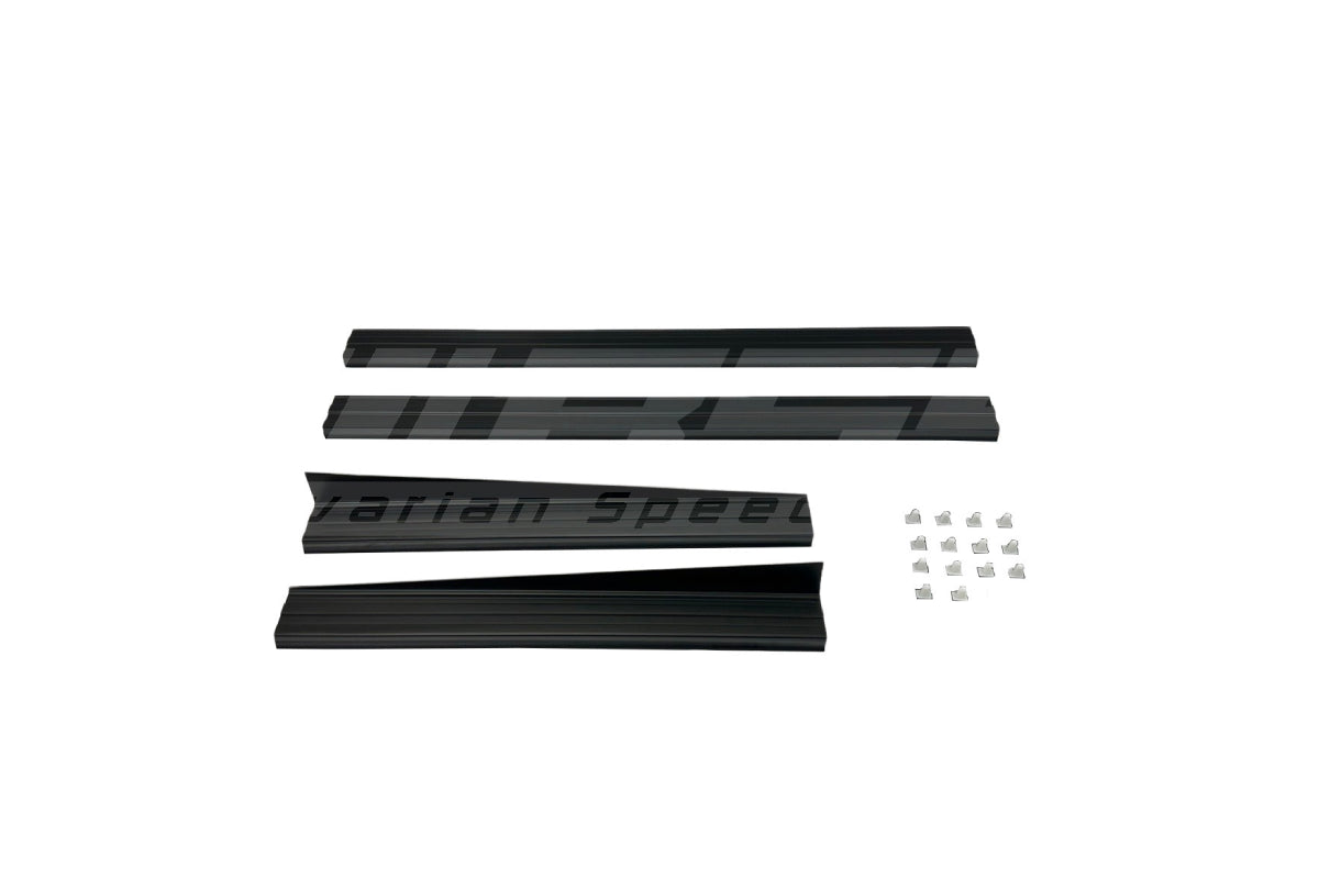 BMW E30 Sedan & Touring Black Outer Sill Trim Set - 51471904641 / 51471933557 / 51471933558