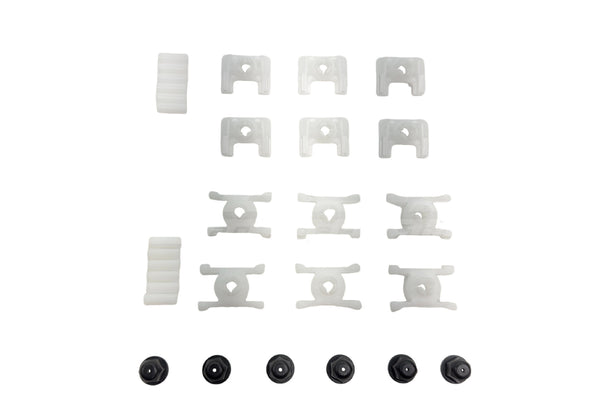 BMW E30 Sedan Late Lower Moulding Set – All Black (Profile B)
