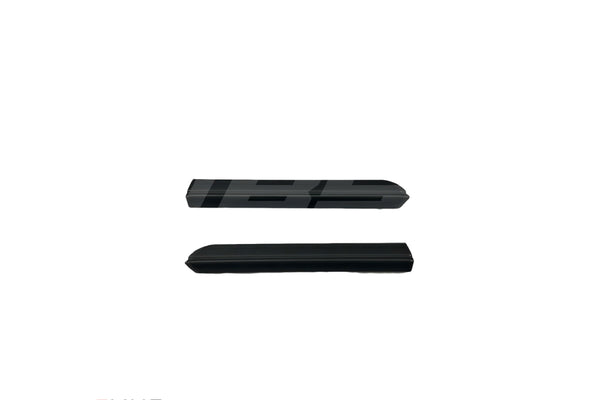 BMW E30 Sedan Late Lower Moulding Set – All Black (Profile B)