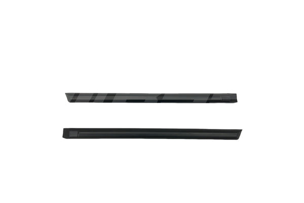 BMW E30 Sedan Late Lower Moulding Set – All Black (Profile B)