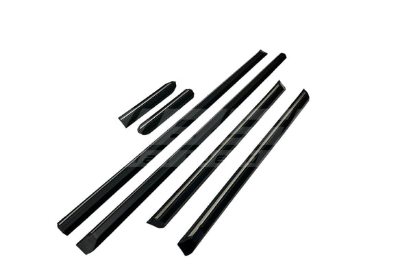 BMW E30 Sedan Early Lower Moulding Set – Chrome Insert