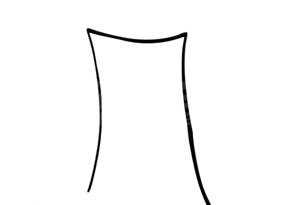 BMW E30 Sedan/Touring Rear One-Piece Window Guide – LHS - 51341906807