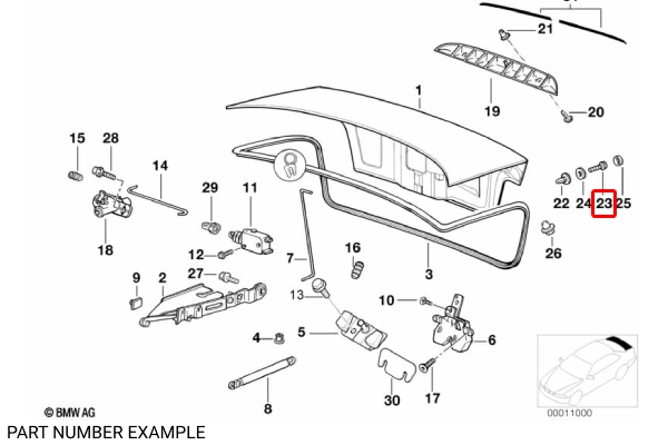 Genuine BMW Fillister Head Self Tapping Screw - 07143448498