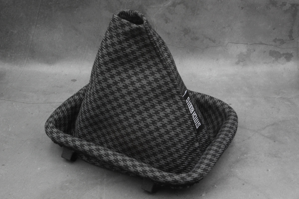 Charcoal Houndstooth Shift Boot – Bavarian Speed Shop
