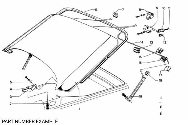 BMW 1502–2002 Boot Lid - 41621837074
