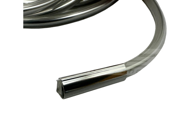 BMW 1502–2002 Windshield Seal with Chrome Insert & Joiner - 51311803265 / 51317440106