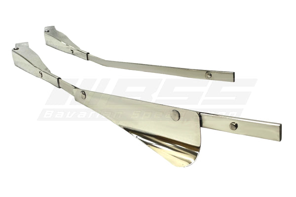 BMW 2002 Early Chrome Wiper Arm Set - 61618644142 / 61618644143