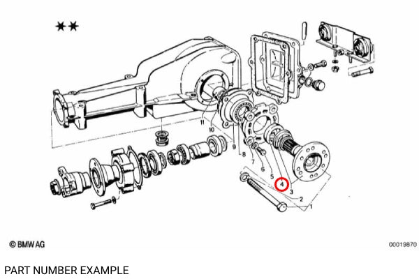 BMW Differential Output Shaft Seal – 33121205302