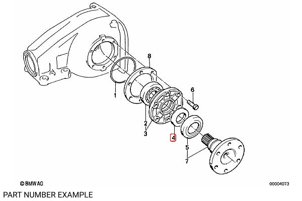 BMW Differential Output Shaft Seal – 33121205302