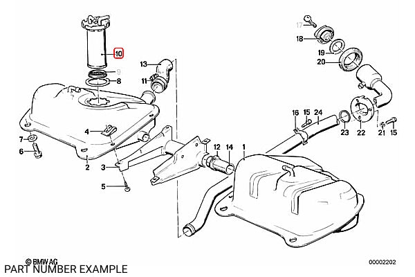 BMW E21 Fuel Level Sending Unit -16121114255