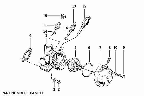 BMW Engine Thermostat  – 11531710953