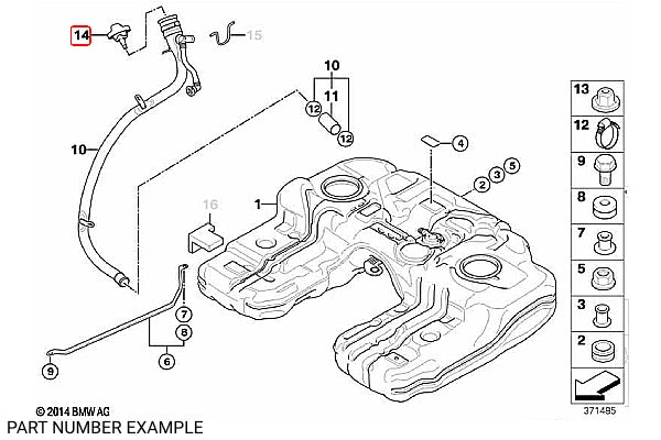BMW Fuel Filler Cap - 16117482902