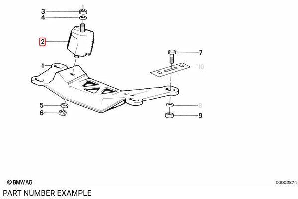 BMW Manual & Auto Gearbox Rubber Mount - 23711109173