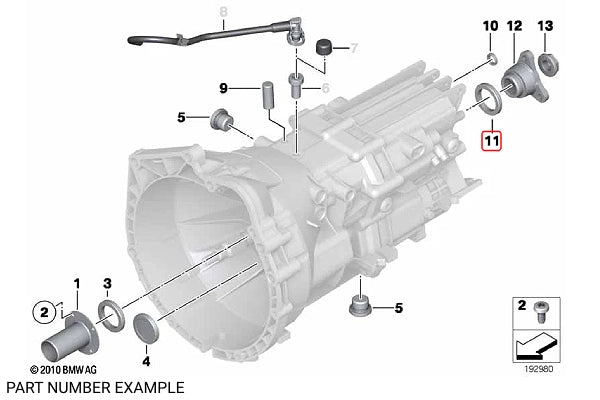 BMW Manual Gearbox Output Shaft Seal - 23128742716