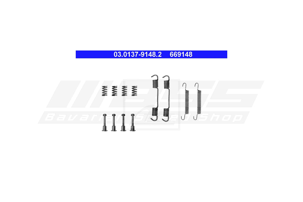 BMW Parking Brake Spring Repair Kit for E36, Z3 – 34419064274