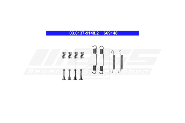 BMW Parking Brake Spring Repair Kit for E36, Z3 – 34419064274
