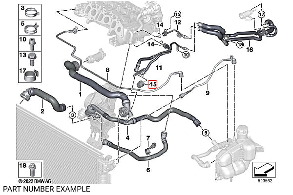 BMW Water Pump Blind Plug – 11531439134